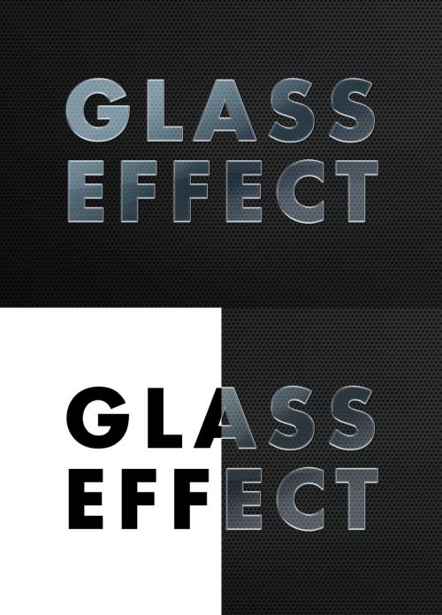 Photoshop Glass Effect Mockup - 360502126