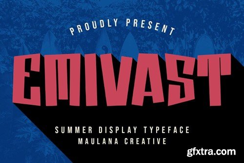 Emivast Summer Display Font ER9XEUA