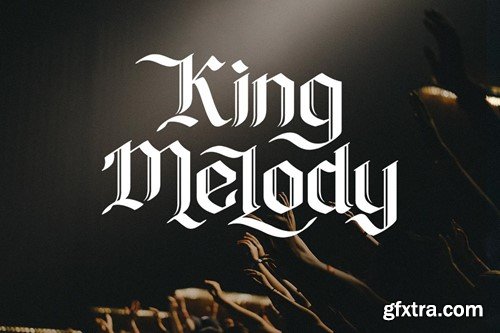 King Melody - Lettering Modern Font GF2RG3A