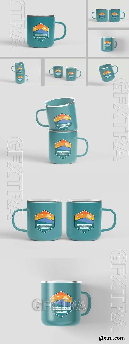 Enamel Mug Mock Up MMSS7XQ