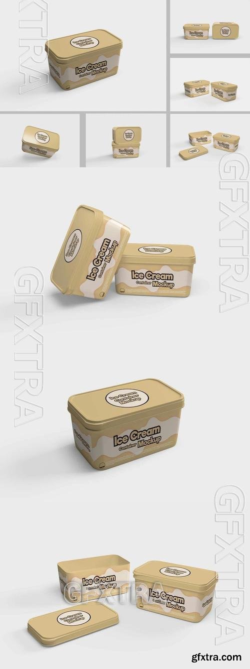 Ice Cream Container Mockup Z3A2MUZ