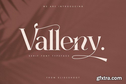 Valleny Serif Font G6THLVZ