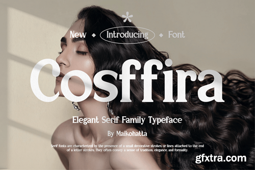 Cosffira - Elegant Serif Family Font KNHGB7Z