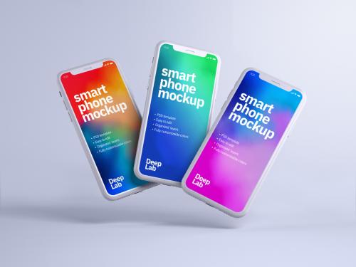 Clay Smartphone Mockup for Application Ui Designs - 361579354