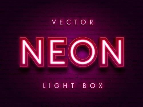 Neon Theater Light Effect - 361599348