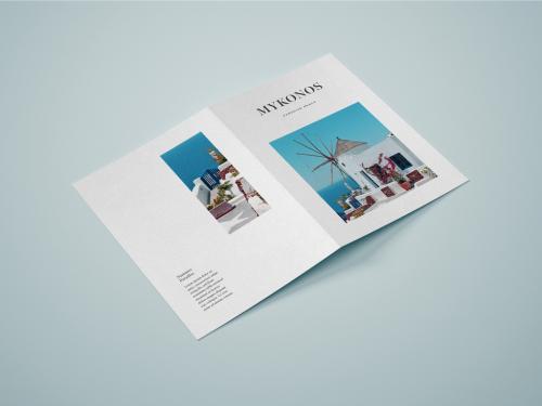 Vertical Bifold Brochure Mockup - 362441765