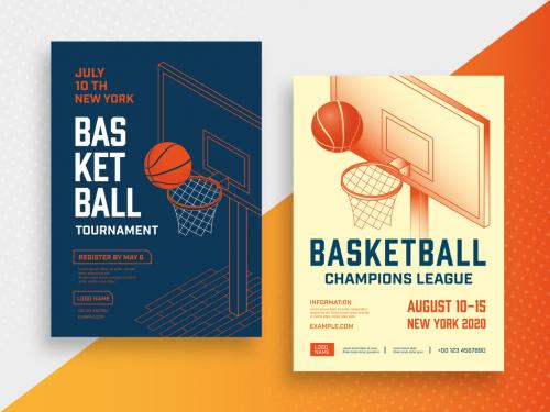 Basketball Tournament Poster Layout - 362624672