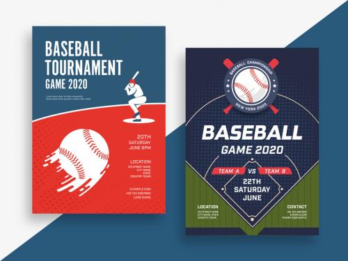 Baseball Tournament Poster Layouts - 362624673