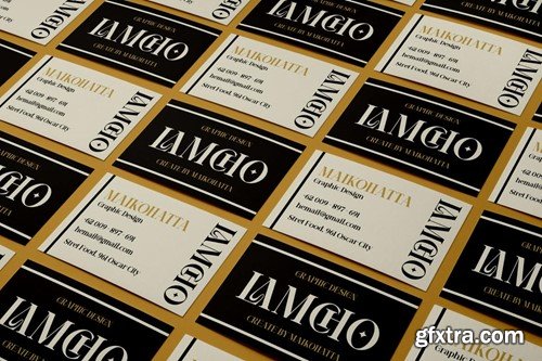 Lamcho - Serif Display Typeface K7RS5CY