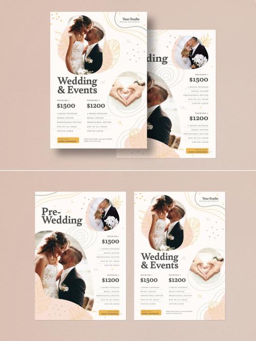 Photography Pricing Guide Flyer Layout - 362982223