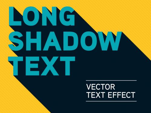 Long Shadow Text Effect - 362996334