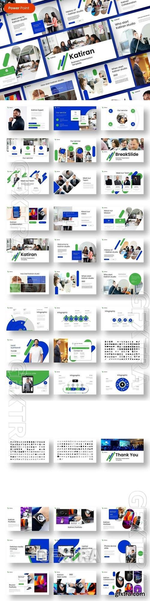 Katiran - Business PowerPoint Template 77LU75H