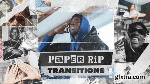 Videohive Paper Rip Transitions 50203013