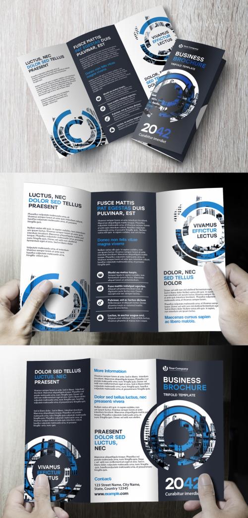 Modern Trifold Brochure Layout - 363921241