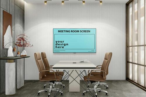 Meeting Room Screen vol.01 - Mockups