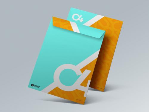 Perspective C4 Envelopes Mockup - 363926693