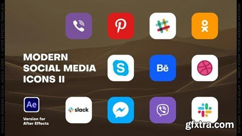 Videohive Modern Social Media Icons II 50309975