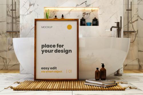 Bathroom Poster Mockups