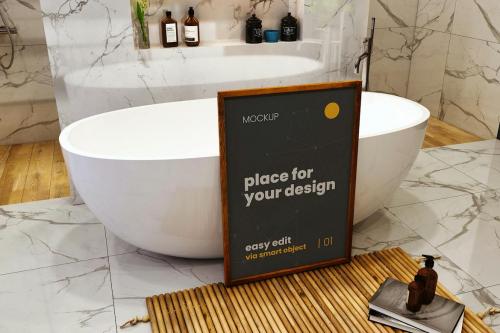 Bathroom Poster Mockups