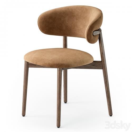 Calligaris Oleandro wood chair