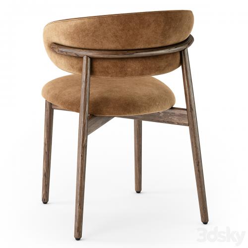 Calligaris Oleandro wood chair