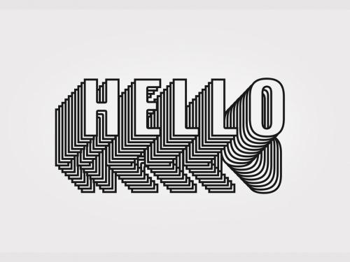 Repeating Linetext Effect - 363959972