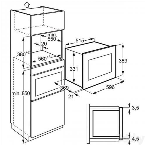 Built-in microwave Electrolux EMT25207OX