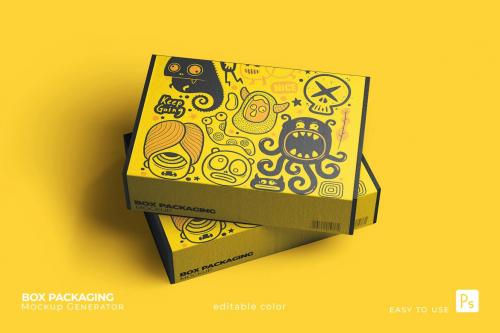 Box Packaging Mockup