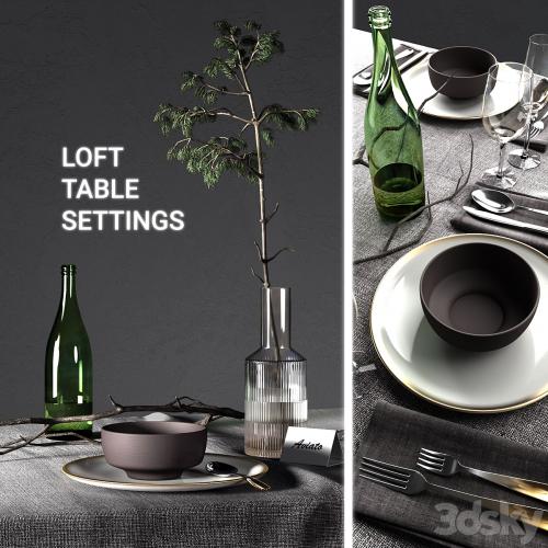 Table settings loft