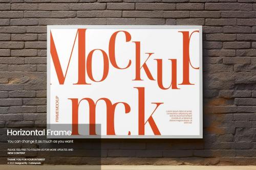 Horizontal Frame Mockups