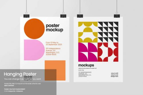 Hanging Poster Mockup