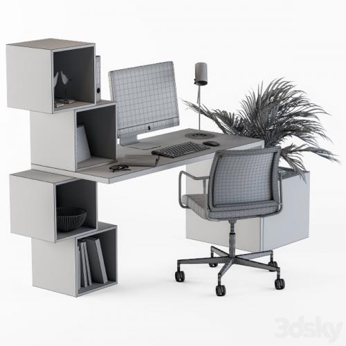 Home Office White Set