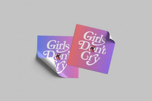 Stickers Mockup