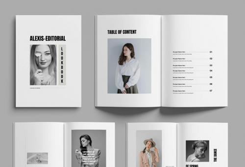 Creative Look Book Layout