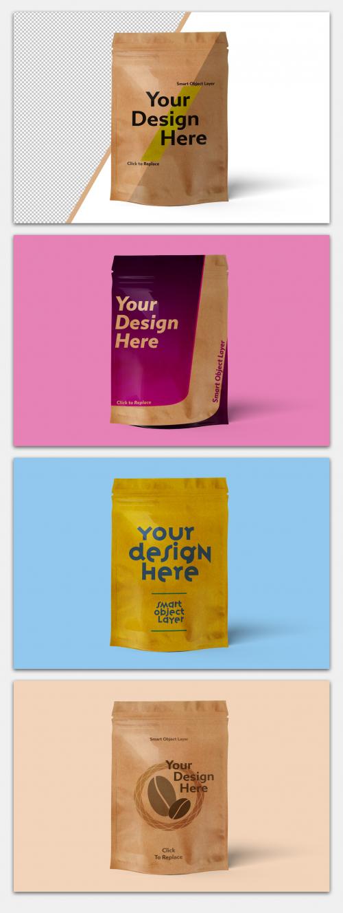 Mockup of a Food Packaging Sachet - 364771463