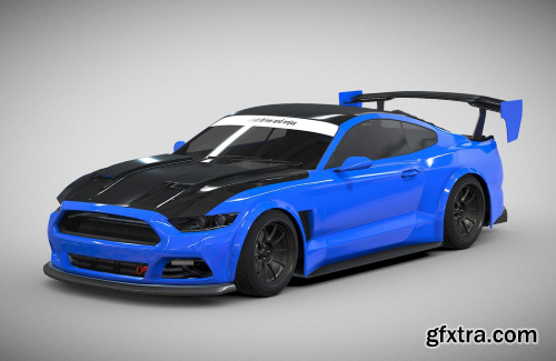 Ford Mustang Custom 3D Model