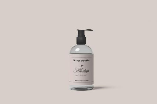 Soap Bottle Mockup