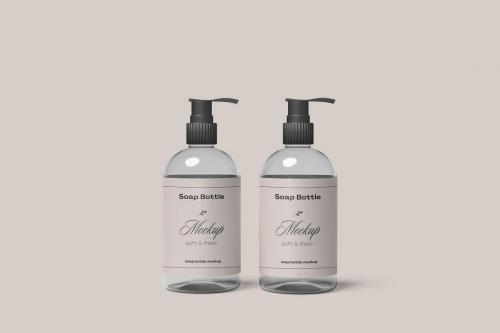 Soap Bottle Mockup