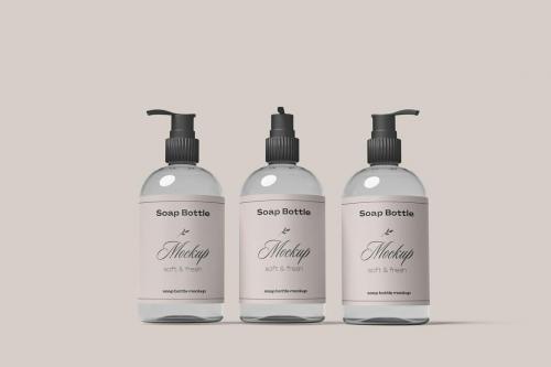 Soap Bottle Mockup