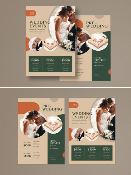 Photography Pricing Guide Flyer Layout - 365055960