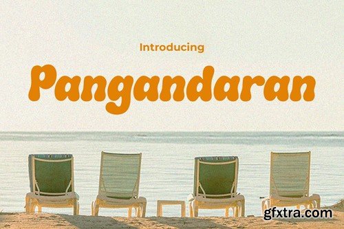 Pangandaran - Retro Groovy Font YT38YMJ