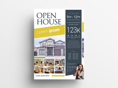 Real Estate Poster Flyer for Open House Events - 365316666