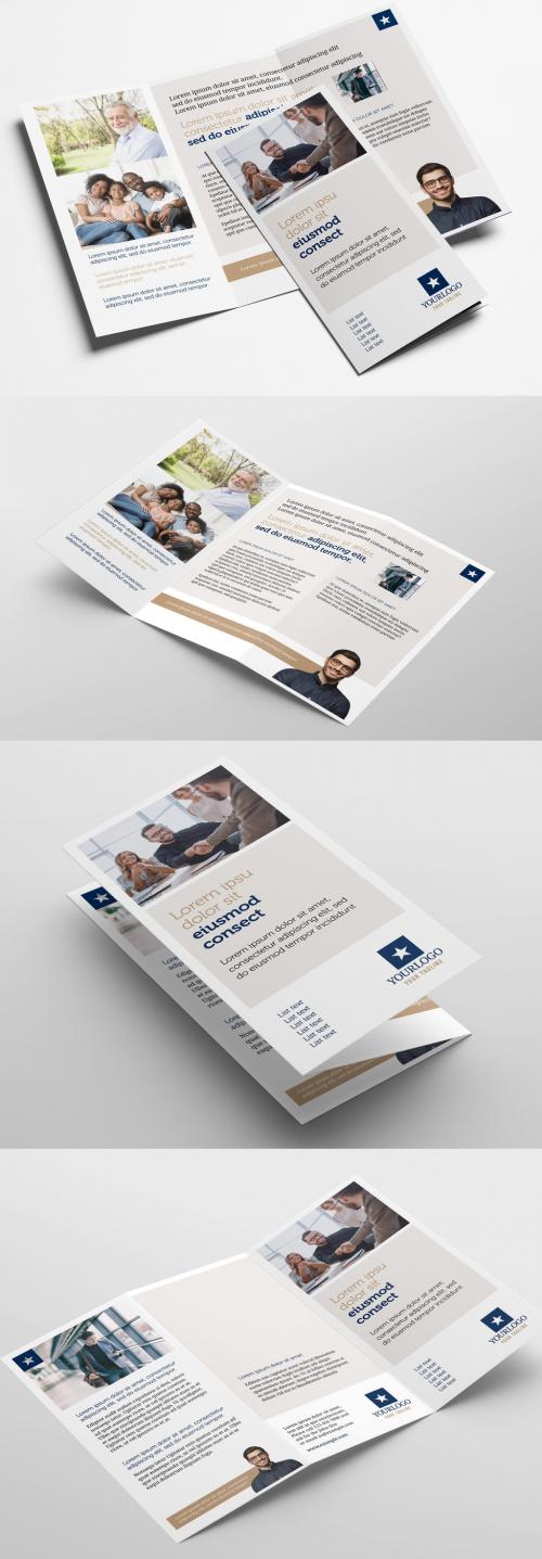 Tri Fold Brochure Template for Corporate Business - 365316673