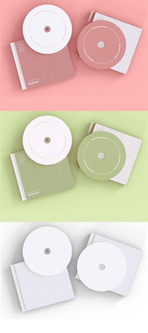 Set of Two Cd Discs Mockup - 366130517