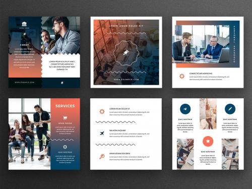 Business Professional Social Media Post Layouts - 366138154