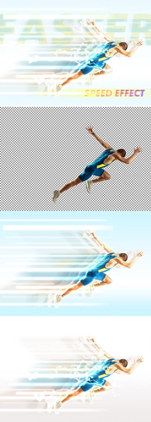 Photoshop Speed Effect - 366144630