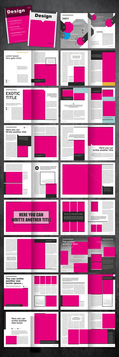 Multipurpose Design Magazine Layout - 366339124