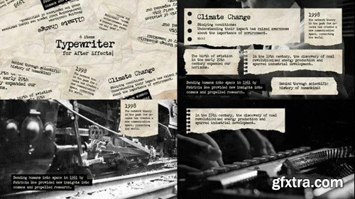 Videohive Typewriter Video Template 50333037