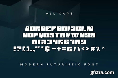Razwen - Modern Futuristic Font S66NXCR