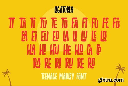 Teenage Marley - Typeface Display Font TYLTVWY